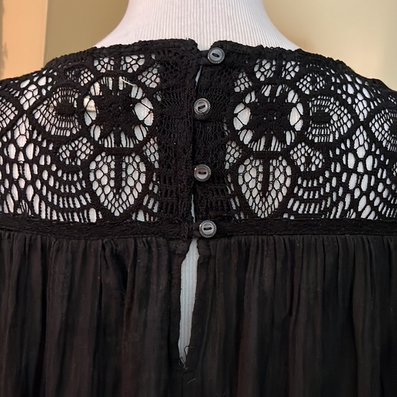 Vtg RALPH LAUREN Denim & Supply Size Small Embroidered Neck Sleeve Gauzy NEW - Picture 7 of 11